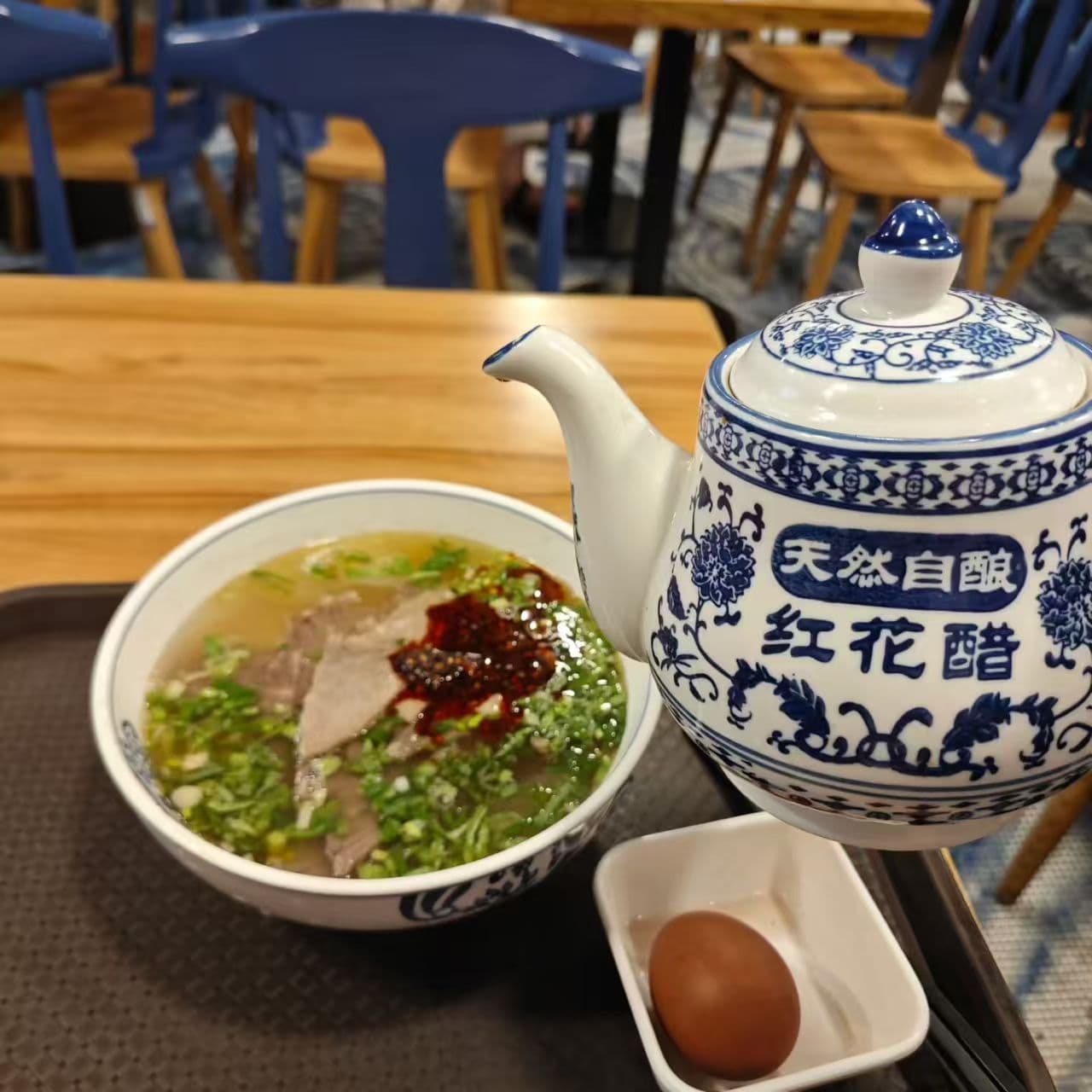 用拉面开启早晨